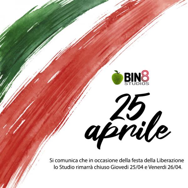 Chiusura 25 e 26 Aprile